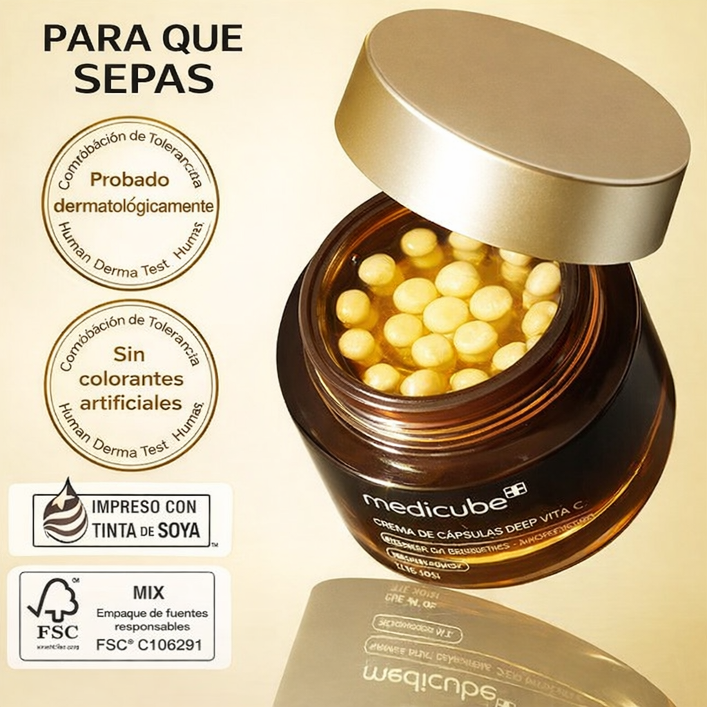 KIMÉ Golden C Capsules™ | Con cápsulas activas de Vitamina C