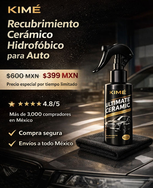 Kime® | Recubrimiento Cerámico Hidrofóbico para Auto
